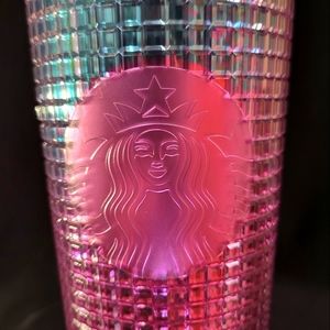 Mirrored Mosaic Pink & Teal Starbucks Tumbler